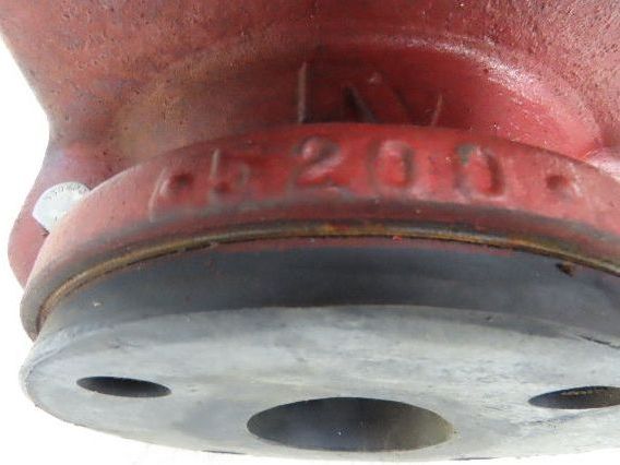 Red Valve Series 5200 Pneumatic Pinch Valve 2.5" Flanged EPDM w/Positioner