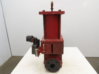 Red Valve Series 5200 Pneumatic Pinch Valve 2.5" Flanged EPDM w/Positioner