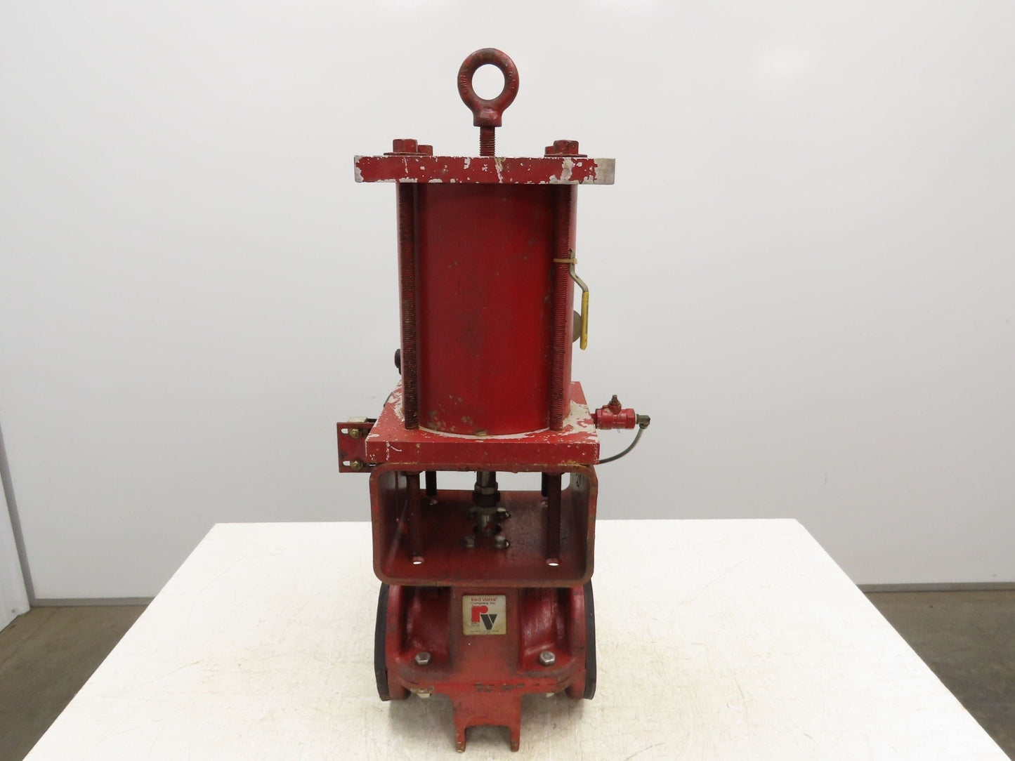 Red Valve Series 5200 Pneumatic Pinch Valve 2.5" Flanged EPDM w/Positioner