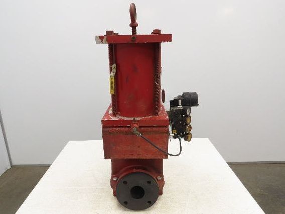 Red Valve Series 5200 Pneumatic Pinch Valve 2.5" Flanged EPDM w/Positioner