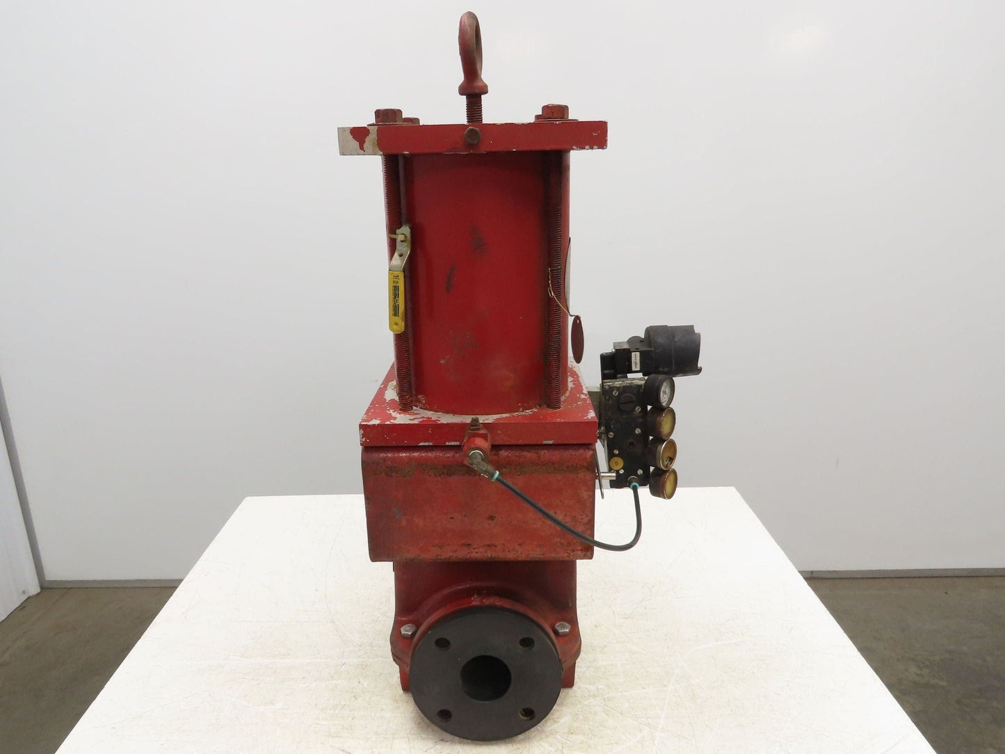 Red Valve Series 5200 Pneumatic Pinch Valve 2.5" Flanged EPDM w/Positioner