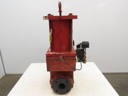 Red Valve Series 5200 Pneumatic Pinch Valve 2.5" Flanged EPDM w/Positioner