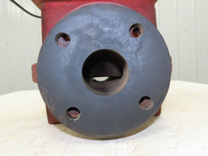 Red Valve Series 5200 Pneumatic Pinch Valve 2.5" Flanged EPDM w/Positioner