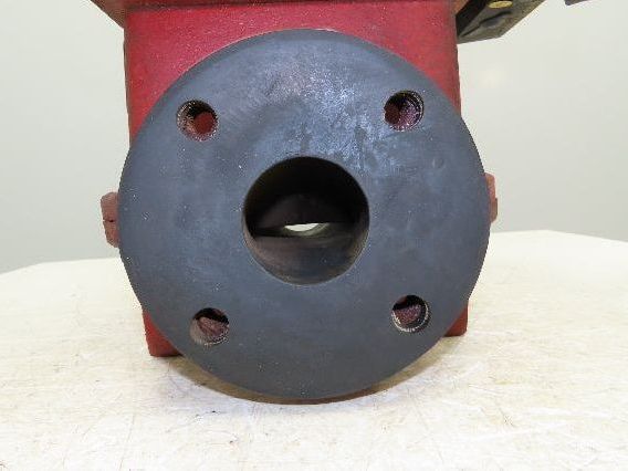 Red Valve Series 5200 Pneumatic Pinch Valve 2.5" Flanged EPDM w/Positioner