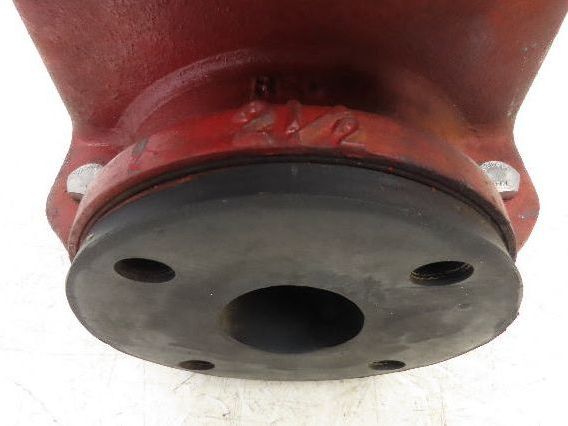 Red Valve Series 5200 Pneumatic Pinch Valve 2.5" Flanged EPDM w/Positioner