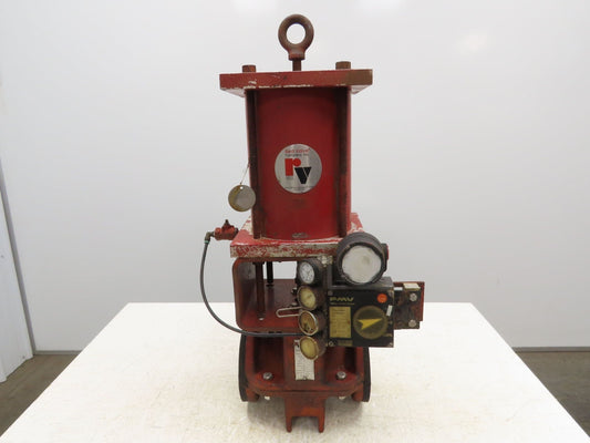 Red Valve Series 5200 Pneumatic Pinch Valve 2.5" Flanged EPDM w/Positioner