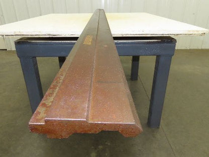 Press Brake Punch Die 95-3/4" Long 85° V 1/2" Tang 11/16" W 3-13/16" H
