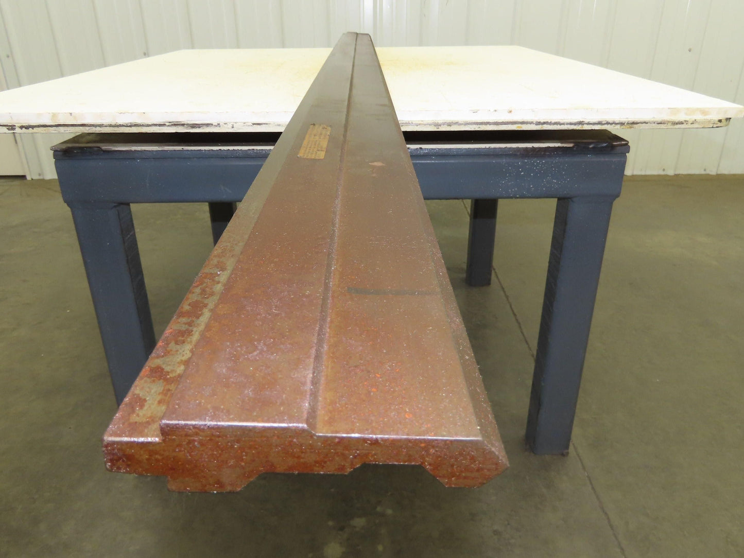 Press Brake Punch Die 95-3/4" Long 85° V 1/2" Tang 11/16" W 3-13/16" H
