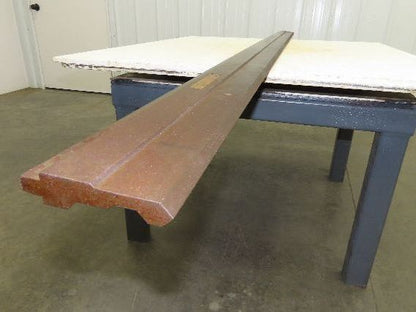 Press Brake Punch Die 95-3/4" Long 85° V 1/2" Tang 11/16" W 3-13/16" H
