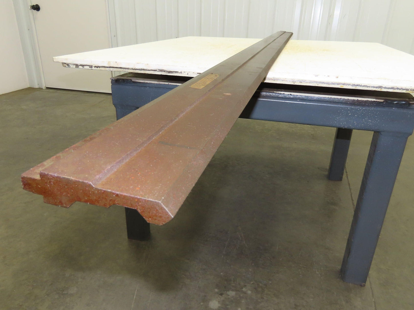 Press Brake Punch Die 95-3/4" Long 85° V 1/2" Tang 11/16" W 3-13/16" H