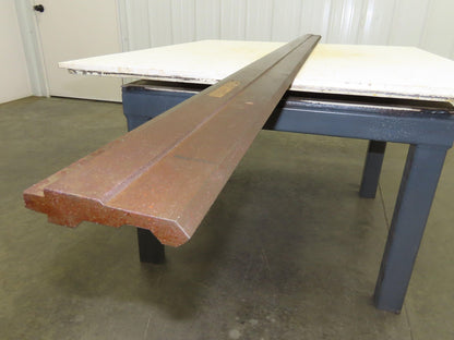 Press Brake Punch Die 95-3/4" Long 85° V 1/2" Tang 11/16" W 3-13/16" H