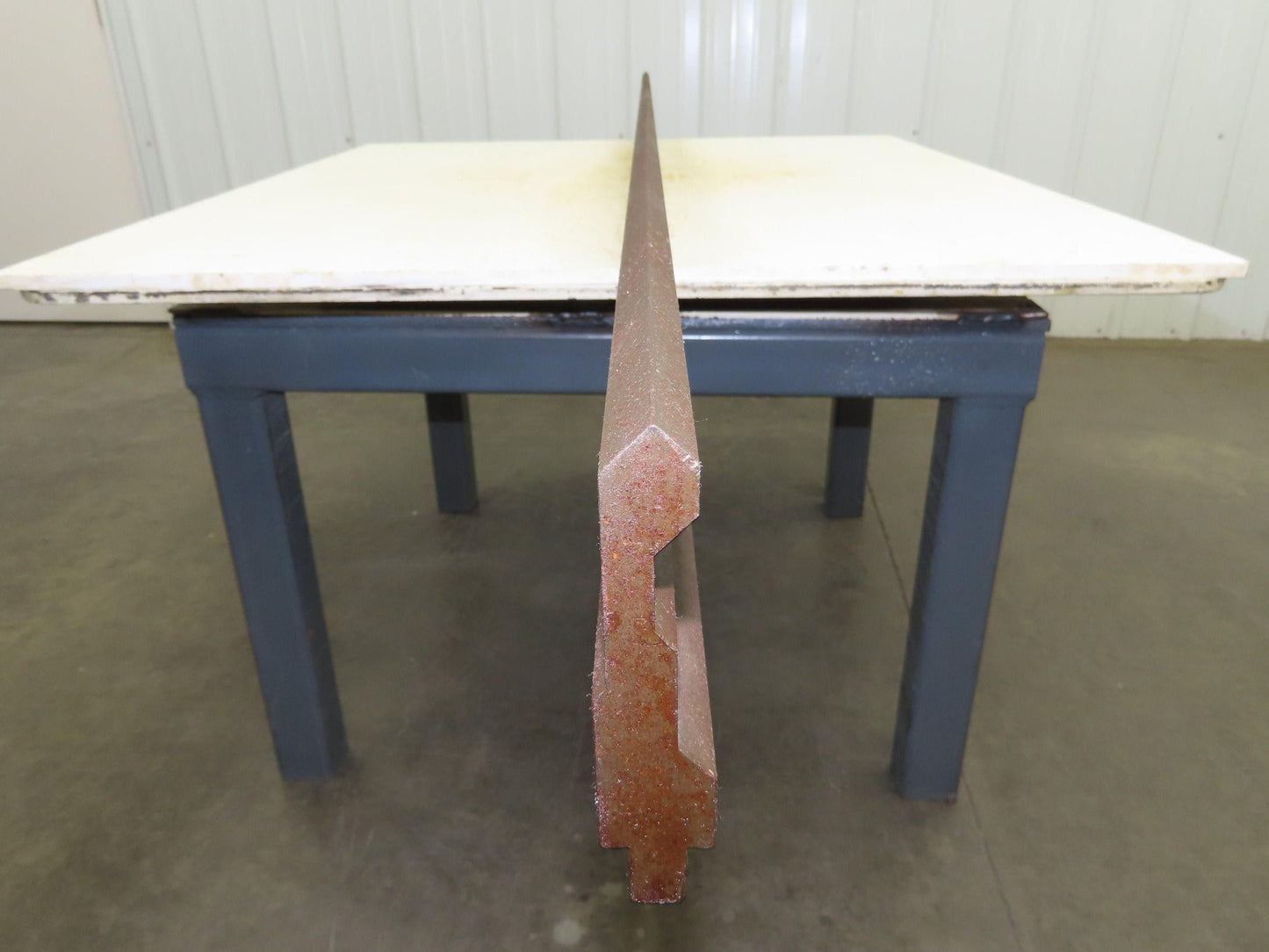 Press Brake Punch Die 95-3/4" Long 85° V 1/2" Tang 11/16" W 3-13/16" H
