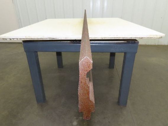 Press Brake Punch Die 95-3/4" Long 85° V 1/2" Tang 11/16" W 3-13/16" H