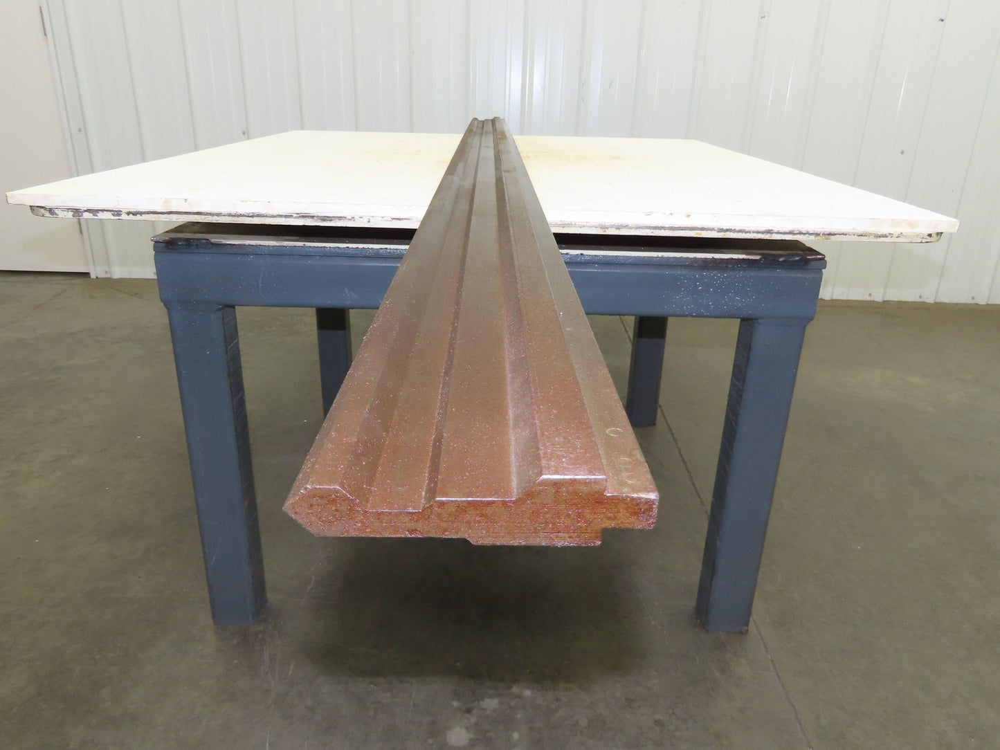 Press Brake Punch Die 95-3/4" Long 85° V 1/2" Tang 11/16" W 3-13/16" H
