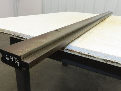 Press Brake Die 64-15/16" Long 90° V 1/2" Tang 1-1/8" W 2-9/32" W