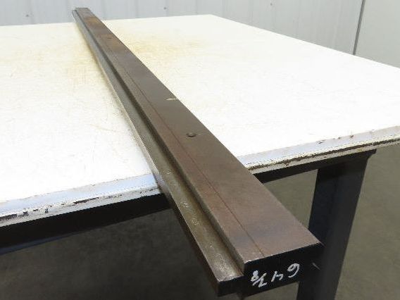 Press Brake Die 64-15/16" Long 90° V 1/2" Tang 1-1/8" W 2-9/32" W