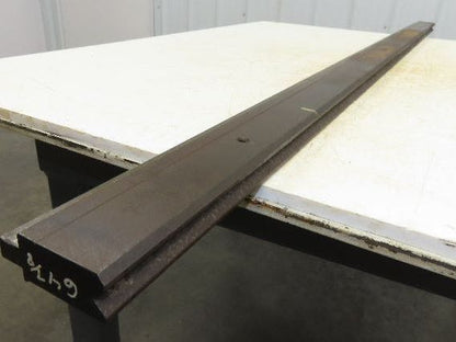 Press Brake Die 64-15/16" Long 90° V 1/2" Tang 1-1/8" W 2-9/32" W