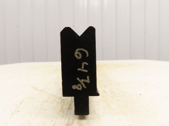 Press Brake Die 64-15/16" Long 90° V 1/2" Tang 1-1/8" W 2-9/32" W