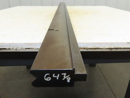 Press Brake Die 64-15/16" Long 90° V 1/2" Tang 1-1/8" W 2-9/32" W