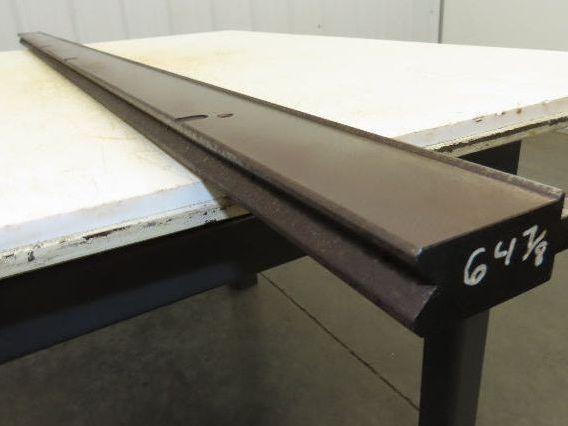 Press Brake Die 64-15/16" Long 90° V 1/2" Tang 1-1/8" W 2-9/32" W