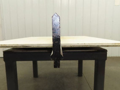 Press Brake Punch Die 95-1/2" Long 90° V 1/2" Tang 19/32" W 3-5/8" H