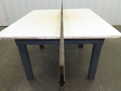 Press Brake Punch Die 95-1/2" Long 90° V 1/2" Tang 19/32" W 3-5/8" H