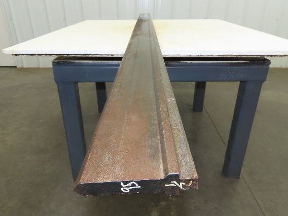 Press Brake Punch Die 95-1/2" Long 90° V 1/2" Tang 19/32" W 3-5/8" H