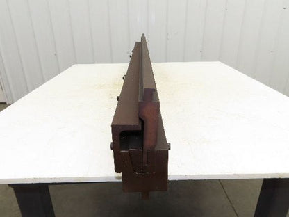 Press Brake U Bend Punch Die Set 53" Long 1" Deep 7/16" OD 1-5/16" Backstop