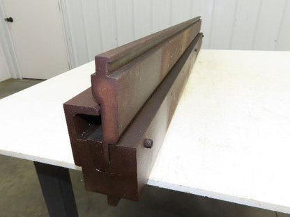Press Brake U Bend Punch Die Set 53" Long 1" Deep 7/16" OD 1-5/16" Backstop