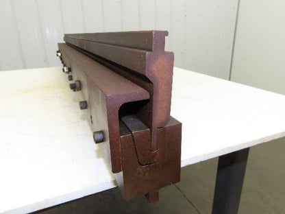 Press Brake U Bend Punch Die Set 53" Long 1" Deep 7/16" OD 1-5/16" Backstop