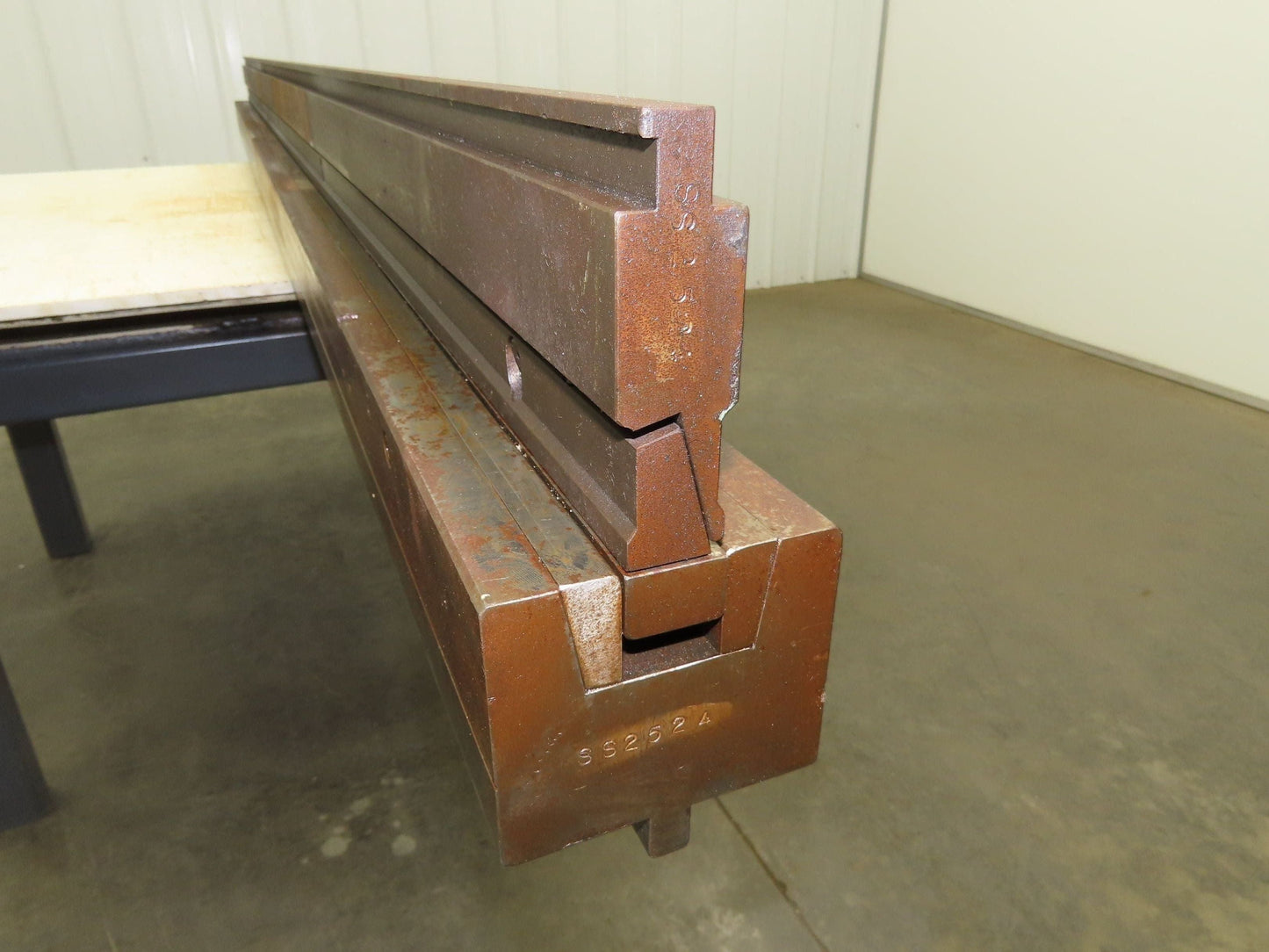 Press Brake U Bend Punch Die Set 101" Long 1/2" D 1-3/32" OD 1" ID 1/2" Tang