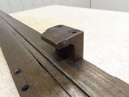 Press Brake U Bend Die 62" Long 3/8" Deep 3/8" OD 11/16" Backstop