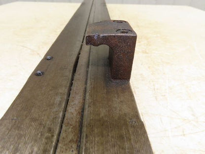 Press Brake U Bend Die 62" Long 3/8" Deep 3/8" OD 11/16" Backstop
