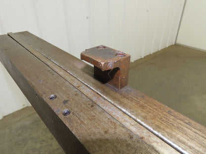 Press Brake U Bend Die 62" Long 3/8" Deep 3/8" OD 11/16" Backstop