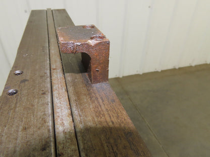 Press Brake U Bend Die 62" Long 3/8" Deep 3/8" OD 11/16" Backstop