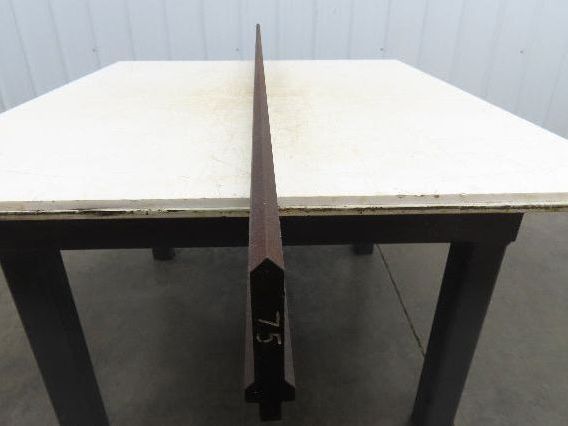 Press Brake Punch Die 75" Long 90° V 5/8" W 3-3/4" H 1/2" Tang