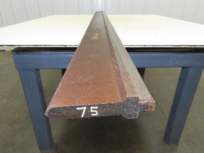 Press Brake Punch Die 75" Long 90° V 5/8" W 3-3/4" H 1/2" Tang