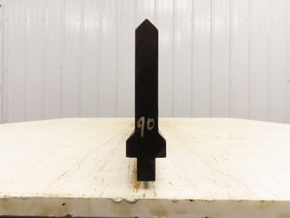 Press Brake Punch Die 90" Long 90° V 5/8" W 3-3/4" H 1/2" Tang