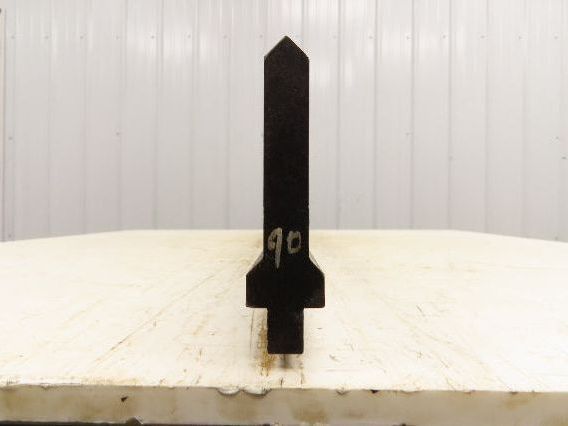 Press Brake Punch Die 90" Long 90° V 5/8" W 3-3/4" H 1/2" Tang