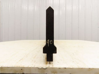 Press Brake Punch Die 90" Long 90° V 5/8" W 3-3/4" H 1/2" Tang