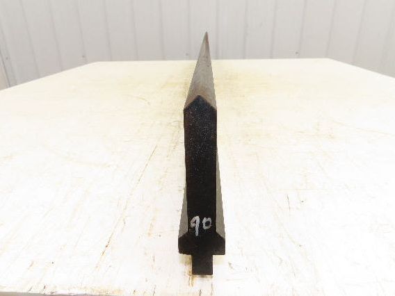 Press Brake Punch Die 90" Long 90° V 5/8" W 3-3/4" H 1/2" Tang