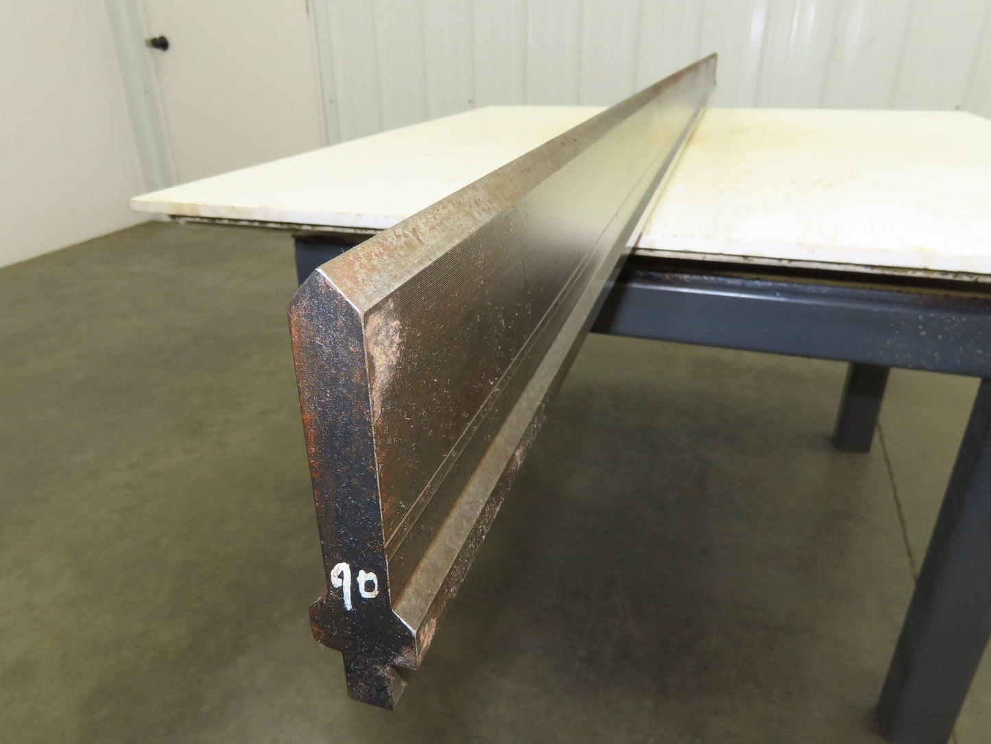 Press Brake Punch Die 90" Long 90° V 5/8" W 3-3/4" H 1/2" Tang