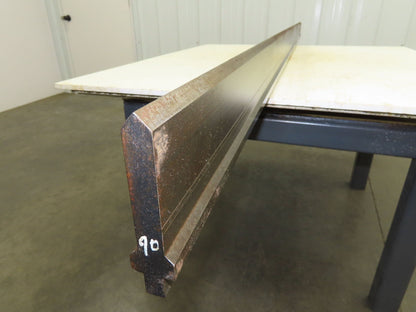 Press Brake Punch Die 90" Long 90° V 5/8" W 3-3/4" H 1/2" Tang