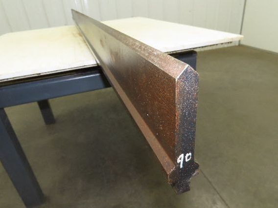 Press Brake Punch Die 90" Long 90° V 5/8" W 3-3/4" H 1/2" Tang