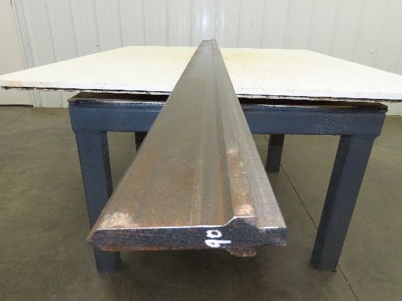 Press Brake Punch Die 90" Long 90° V 5/8" W 3-3/4" H 1/2" Tang