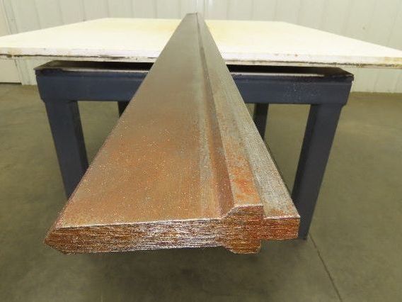 Press Brake Punch Die 90" Long 90° V 5/8" W 3-3/4" H 1/2" Tang