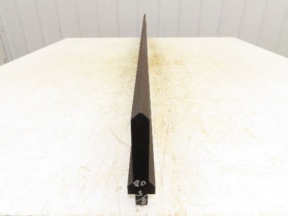 Press Brake Punch Die 80-3/8" Long 90° V 5/8" W 3-3/4" H 1/2" Tang
