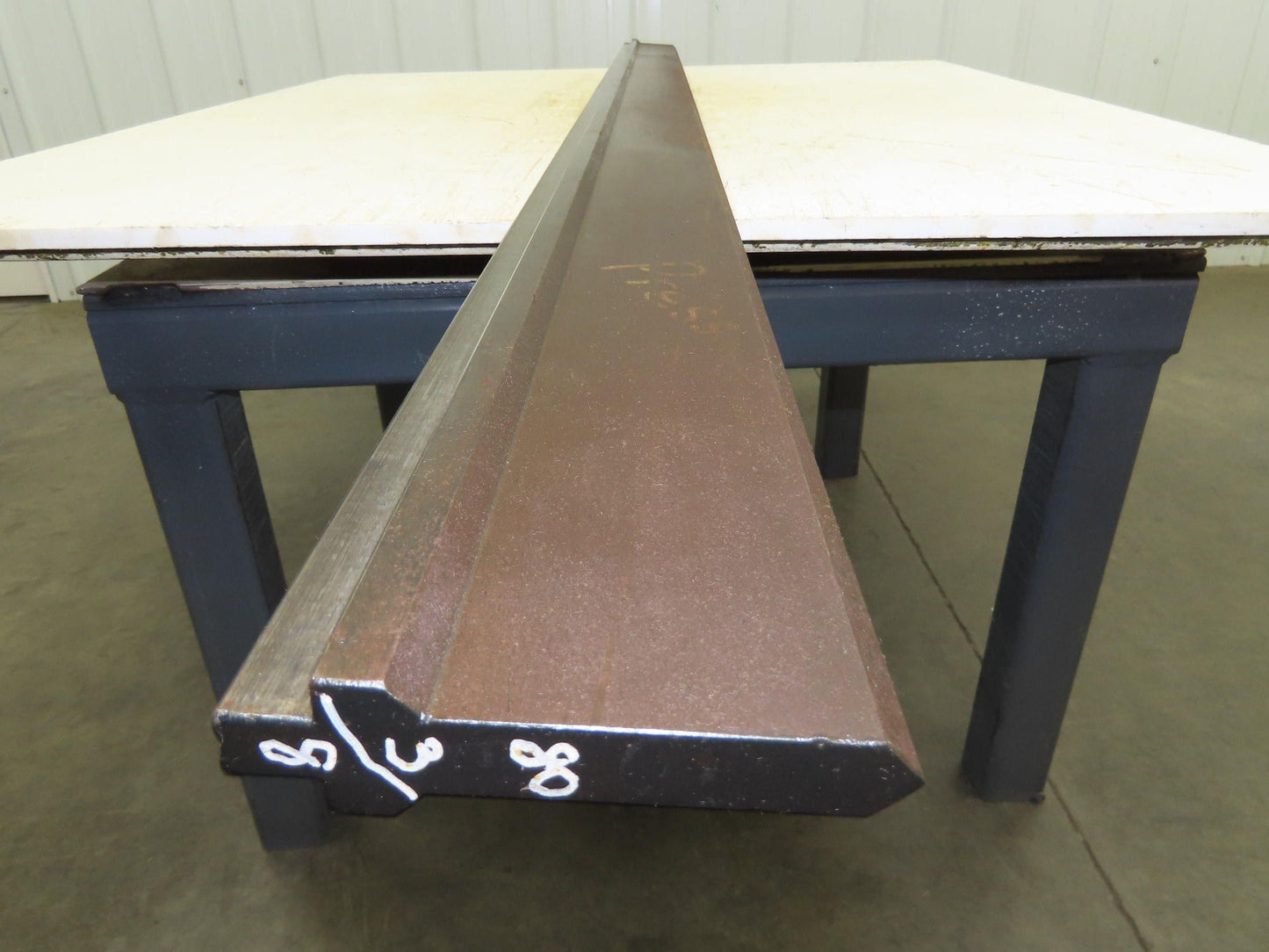 Press Brake Punch Die 80-3/8" Long 90° V 5/8" W 3-3/4" H 1/2" Tang