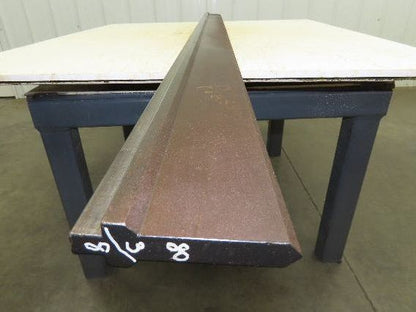 Press Brake Punch Die 80-3/8" Long 90° V 5/8" W 3-3/4" H 1/2" Tang