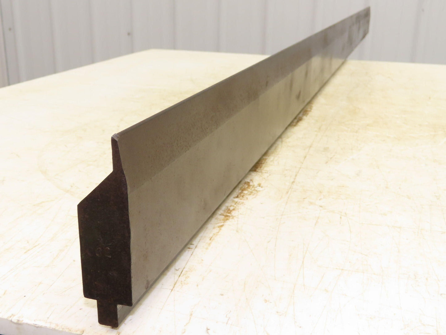 Press Brake Punch Die 75" Long 1/8" Round Over 10° V Offset 3-3/4" H